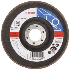 Пелюстковий шліфкруг Bosch Expert for Metal, 125×22,23 мм, К60