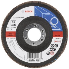 Лепестковый шлифкруг Bosch X551 Expert for Metal 115×22.23 мм К40