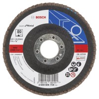 Лепестковый шлифкруг Bosch X551 Expert for Metal 115×22.23 мм К80