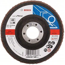 Лепестковый шлифкруг Bosch X551 Expert for Metal 115×22.23 мм К40