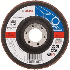 Лепестковый шлифкруг Bosch X551 Expert for Metal 115×22.23 мм К60