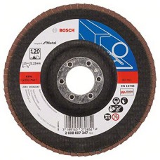 Лепестковый круг Bosch Expert for Metal 125х22.23 мм, К120