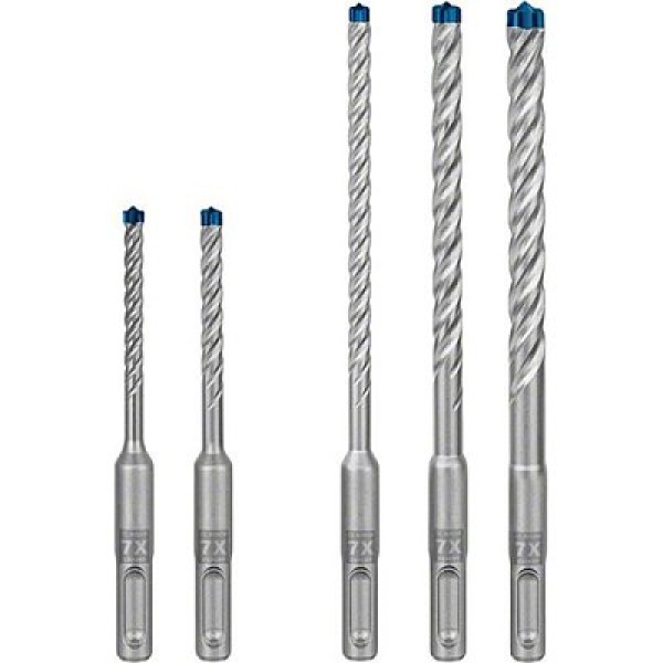 Набор буров Bosch Expert SDS-Plus-7X 5-10 мм, 5 шт