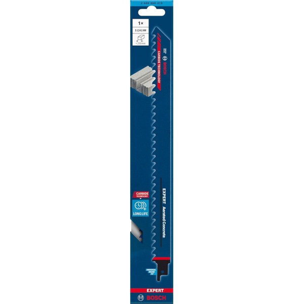 Пильное полотно Bosch Expert Aerated Concrete S 1141 HM 300х22х1.5 мм