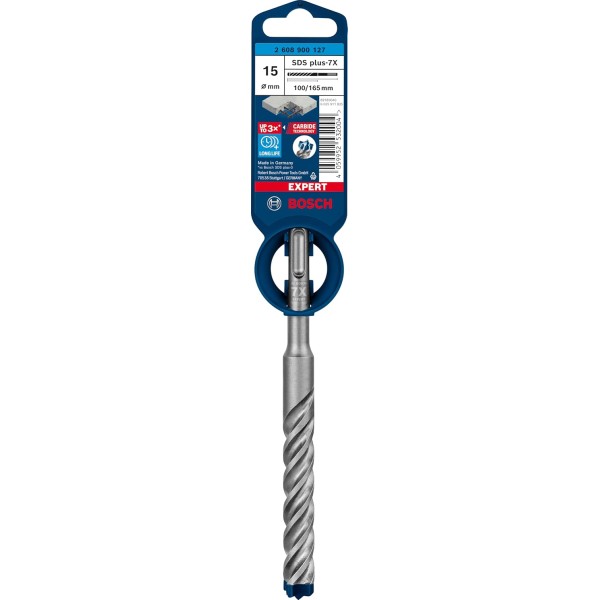 Ударный бур Bosch Expert SDS-Plus-7X 15х100х165 мм