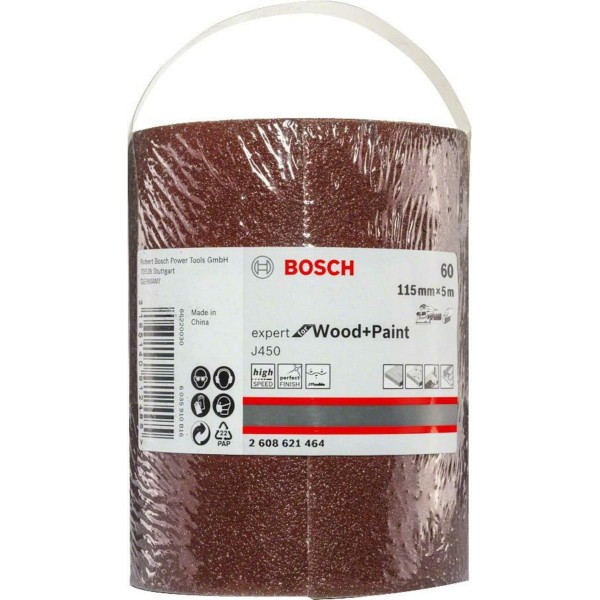 Шлифлист Bosch Expert for Wood and Paint J450, 115 ммx5 м, K60