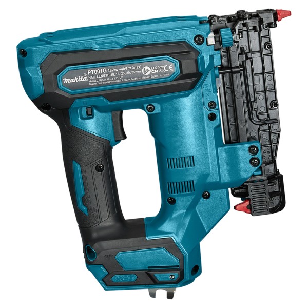 Аккумуляторный штифтозабивной пистолет Makita XGT 40 V MAX PT001GZ, без акб