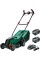 Аккумуляторная газонокосилка Bosch CityMower 18V-32-300, 2 акб 18 V 4,0 Ah
