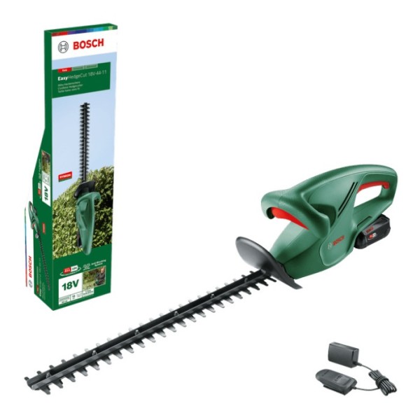 Кусторез аккумуляторный Bosch EasyHedgeCut 18V-44-11 с акб PBA 18V 2.0 Ah и з/у AL 1810 CV