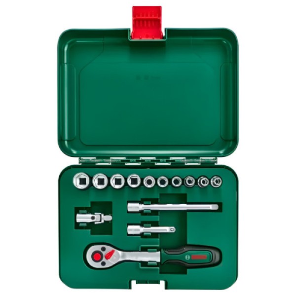 Набор торцевых головок Bosch 1/4", 14 шт