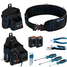 Сумки Bosch Professional GWT 2, GWT 4, пояс и набор ручных инструментов