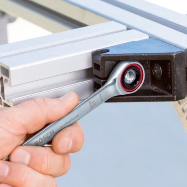 Набор гаечных ключей с трещоткой Bosch Professional, 10 шт