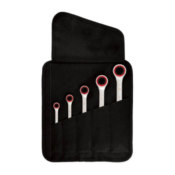 Набор гаечных ключей с трещоткой Bosch Professional в сумке, 5 шт