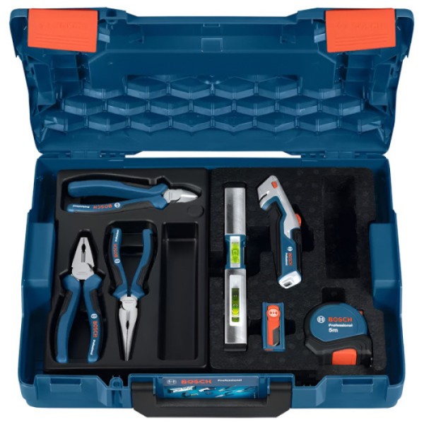 Набор плоскогубцев Bosch Professional и ручных инструментов, 16 шт