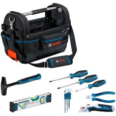 Сумка Bosch Professional GWT 20 и набор ручных инструментов