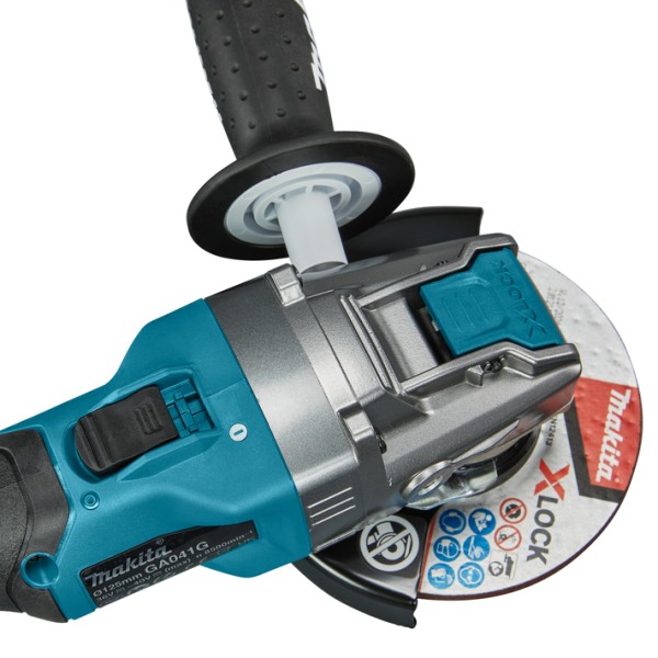 Аккумуляторная угловая шлифмашина Makita X-LOCK XGT 40 V MAX GA041GZ, без акб