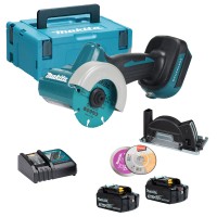 Аккумуляторная отрезная машина Makita DMC300RFJ с 2 акб 3Ah, з/у и кейсом Makpac