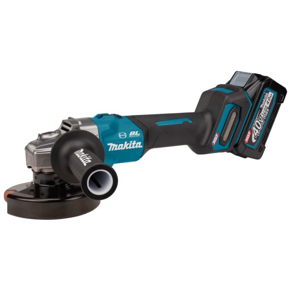 Аккумуляторная угловая шлифмашина Makita XGT 40 V MAX GA005GM201 с 2 акб 4 Ah, з/у, в кейсе MakPac 4
