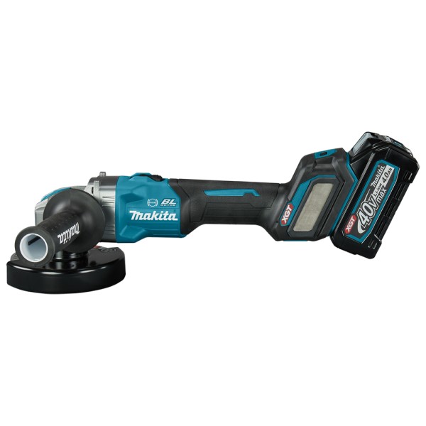 Аккумуляторная угловая шлифмашина Makita X-LOCK XGT 40 V MAX GA041GM201 с 2 акб 4 Ah, з/у, в кейсе MakPac 4