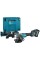 Аккумуляторная угловая шлифмашина Makita X-LOCK XGT 40 V MAX GA041GM201 с 2 акб 4 Ah, з/у, в кейсе MakPac 4