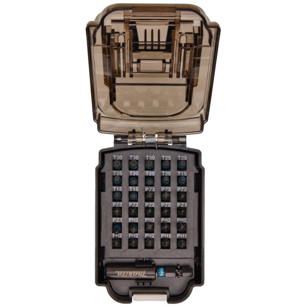 Набор ударных бит в футляре формы батареи LXT Makita IMPACT BLACK, 31 шт