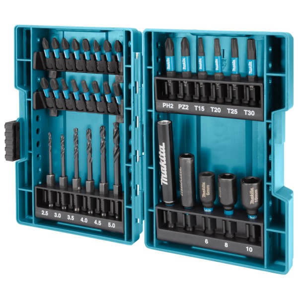 Набор ударных сверл и бит Makita Impact Black, 33 шт