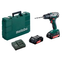 Аккумуляторная дрель-шуруповерт Metabo BS 18, 2x1.5 Ah, SC 30, кейс
