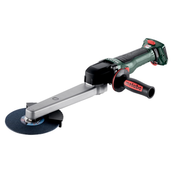 Аккумуляторная машина для шлифовки угловых сварных швов Metabo KNSVB 18 LTX BL 150, без акб, в кейсе metaBOX 185 XL