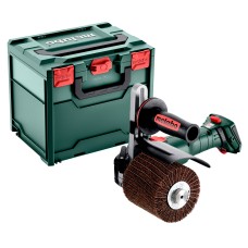 Аккумуляторная щеточная шлифовальная машина Metabo SVB 18 LTX BL 200, без акб, в кейсе metaBOX 340
