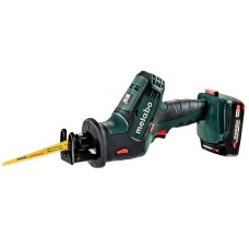 Аккумуляторная сабельная пила Metabo SSE 18 LTX Compact, 2x2.0 Ah, ASC 55, MetaBox 145