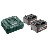 Базовый комплект Metabo Li-Power 18V 2 акб 4.0 Ah, ASC 55