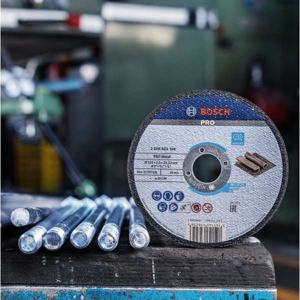 Круг відрізний Bosch Standard for Metal прямий 115×2,5 мм