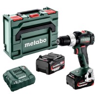 Аккумуляторная ударная дрель-шуруповерт Metabo SB 18 LT BL, 2x4.0 Ah, ASC 55, MetaBox 145