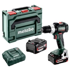 Аккумуляторная ударная дрель-шуруповерт Metabo SB 18 LT BL, 2x4.0 Ah, ASC 55, MetaBox 145
