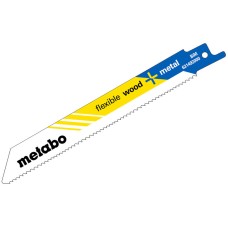 Пильное полотно Metabo Flexible wood + metal, 150x0,9 мм, 10-14 TPI, 2 шт