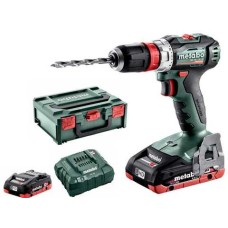 Аккумуляторная дрель-шуруповерт Metabo BS 18 L BL Q, LiHD 2x4.0 Ah, ASC 55, кейс MetaBox