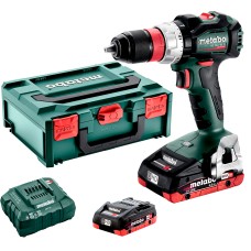 Аккумуляторная дрель-шуруповерт Metabo BS 18 LT BL Q, 2x4.0 Ah LiHD, ASC 55, MetaBox