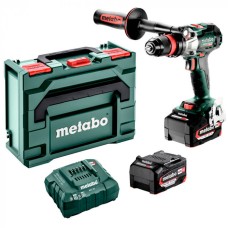 Акумуляторний ударний дриль-шурупокрут Metabo SB 18 LTX BL Q I, 2x5.2 Ah, ASC 55, MetaBox