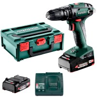 Аккумуляторная ударная дрель-шуруповерт Metabo SB 18 в MetaBox с 2 акб Li-Power 18 V 2.0 Ah, з/у SC 30