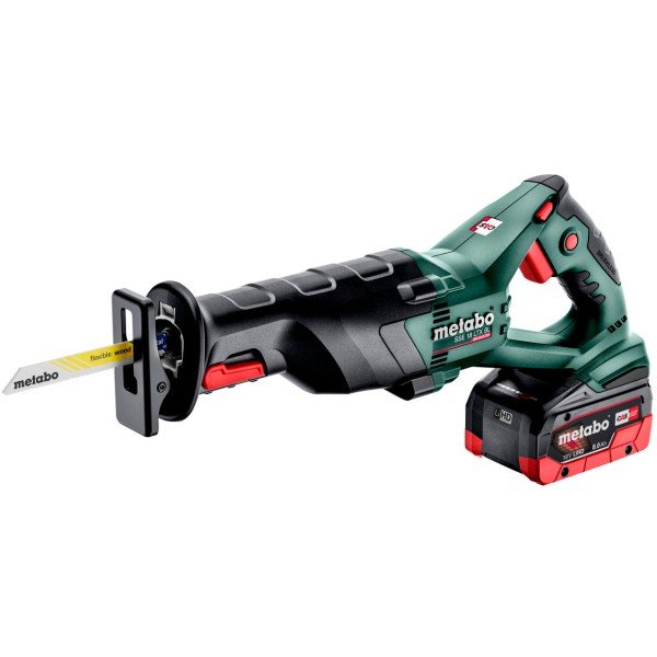 Акумуляторна шабельна пила Metabo SSE 18 LTX BL з 2 акб, з/п у metaBOX 145 L