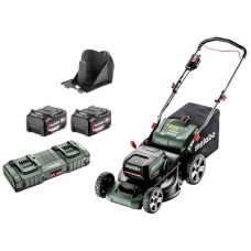 Аккумуляторная газонокосилка Metabo RM 36-18 LTX BL 46, 2 x 5.2 Ah, ASC 145 DUO
