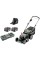 Аккумуляторная газонокосилка Metabo RM 36-18 LTX BL 46, 2 x 5.2 Ah, ASC 145 DUO
