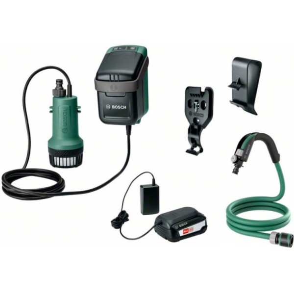 Аккумуляторный насос Bosch GardenPump 18, 1 акб 18В 2,5 Ah