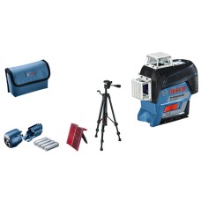 Лінійний лазерний нівелір Bosch Professional GLL 3-80 C с штативом BT 150, чехлом