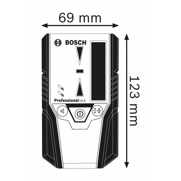 Приймач лазерного випромінювання Bosch Professional LR 6 (0601069H00)