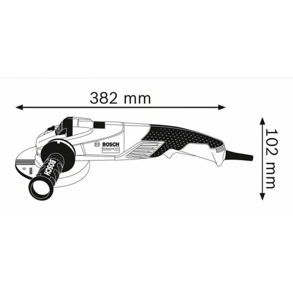 Кутова шліфмашина Bosch Professional GWS 18-125 SL з регулюванням