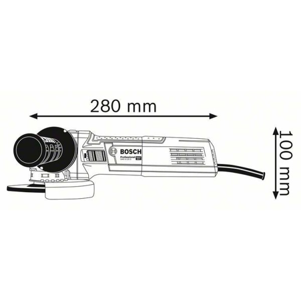 Кутова шліфмашина Bosch GWX 9-125 S Professional
