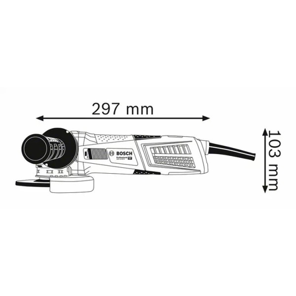 Кутова шліфмашина Bosch GWX 13-125 S Professional