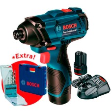 Акумуляторний гайкокрут Bosch GDR 120-LI + набір 5 HSS-G свердел
