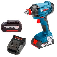 Аккумуляторный гайковерт ударный Bosch GDX 180-LI, 2 акб 3 A/ч